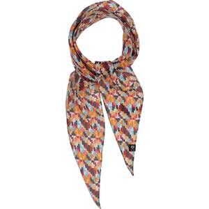 NEW V. FRAAS women's mini geo necktie in denim dust